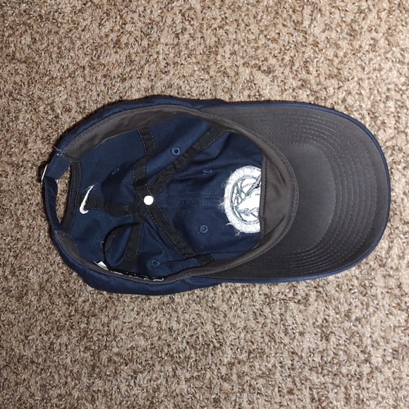 Nike Golf NBA Minnesota Timberwolves Embroidered Navy Blue Strapback Hat OS - Picture 8 of 10